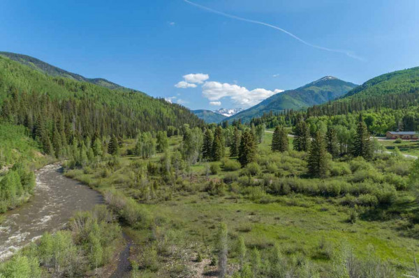 river in valley